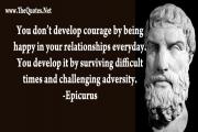 Epicurus Quote