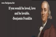 Benjamin Franklin - Love Quotes