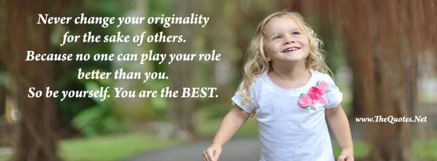Facebook Cover Image - Be Yourself - TheQuotes.Net